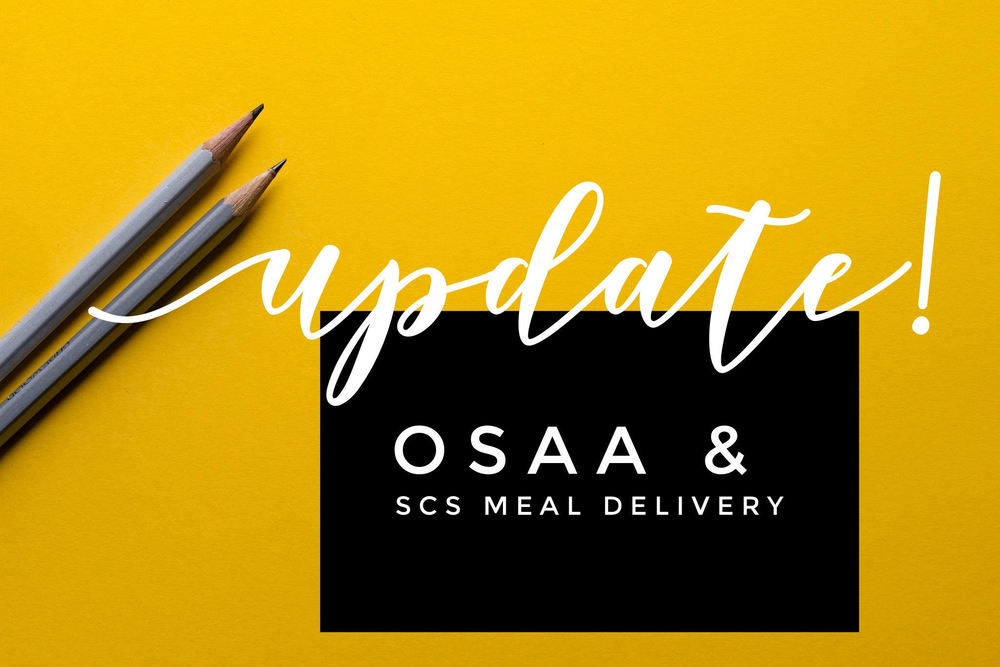 Update on OSAA & Meals